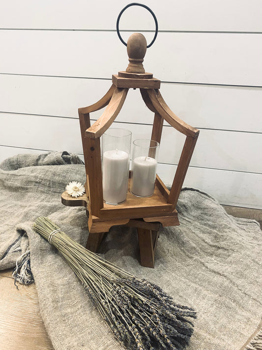 Timber Candle Holders
