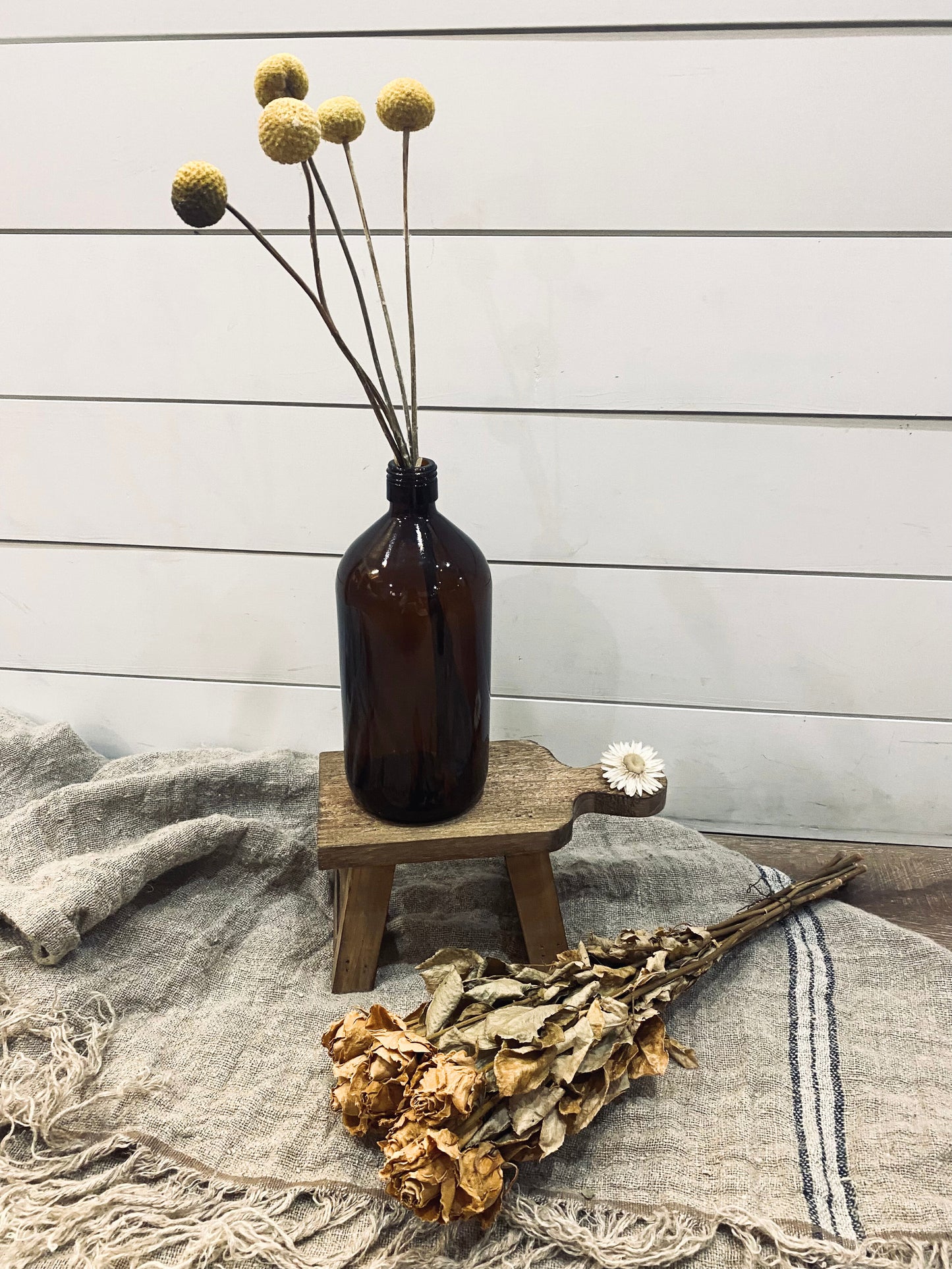 Decorative Amber Bottles