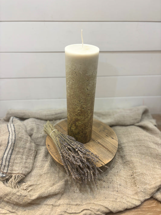 Large Ombre Pillar Candle