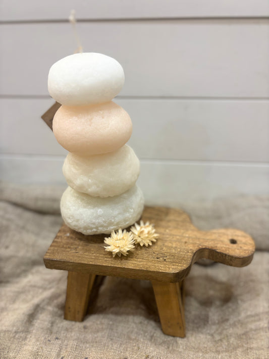 Stone Cairn Candle