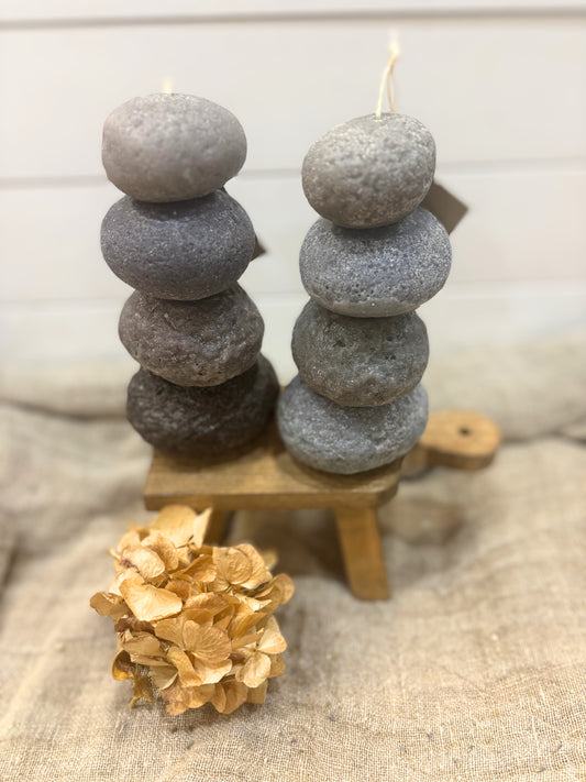 Stone Cairn Candle