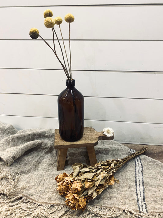 Decorative Amber Bottles